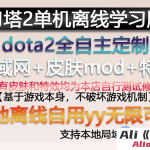 dota2单机版剑圣风行者mod不朽至宝肉山可局域网本地离线学习版-Alimm.Com-码²