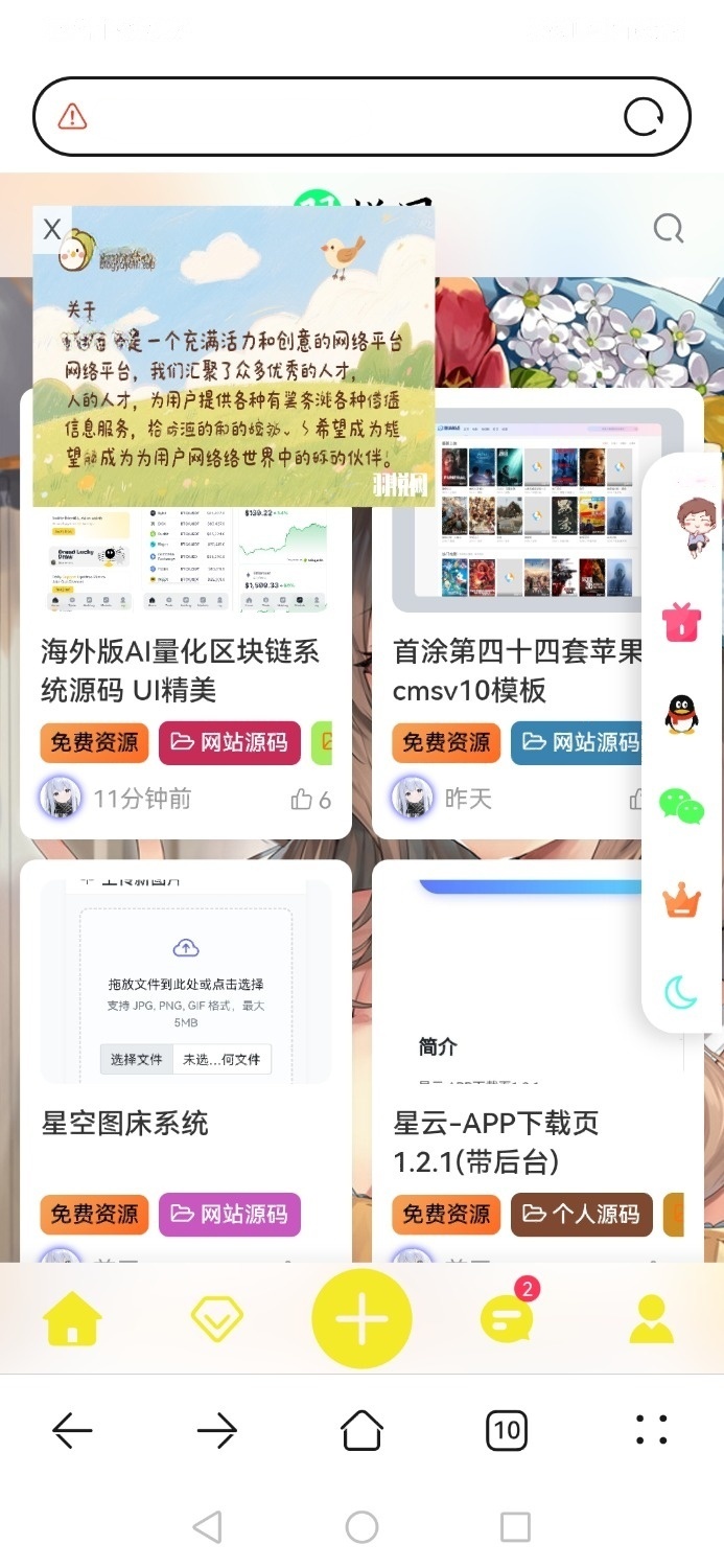 WordPress插件 星空飘动广告插件-Alimm.Com-码²，建站源码，游戏源码，网站模版，小程序app代码，网站源码，站长论坛