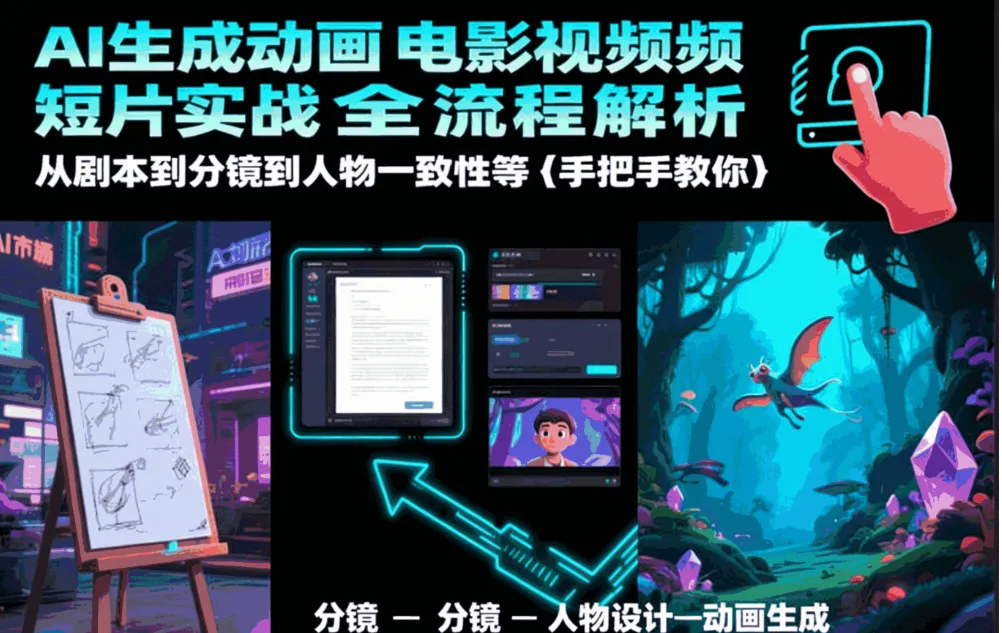 零门槛上手AI动画手把手教程-Alimm.Com-码²，建站源码，游戏源码，网站模版，小程序app代码，网站源码，站长论坛