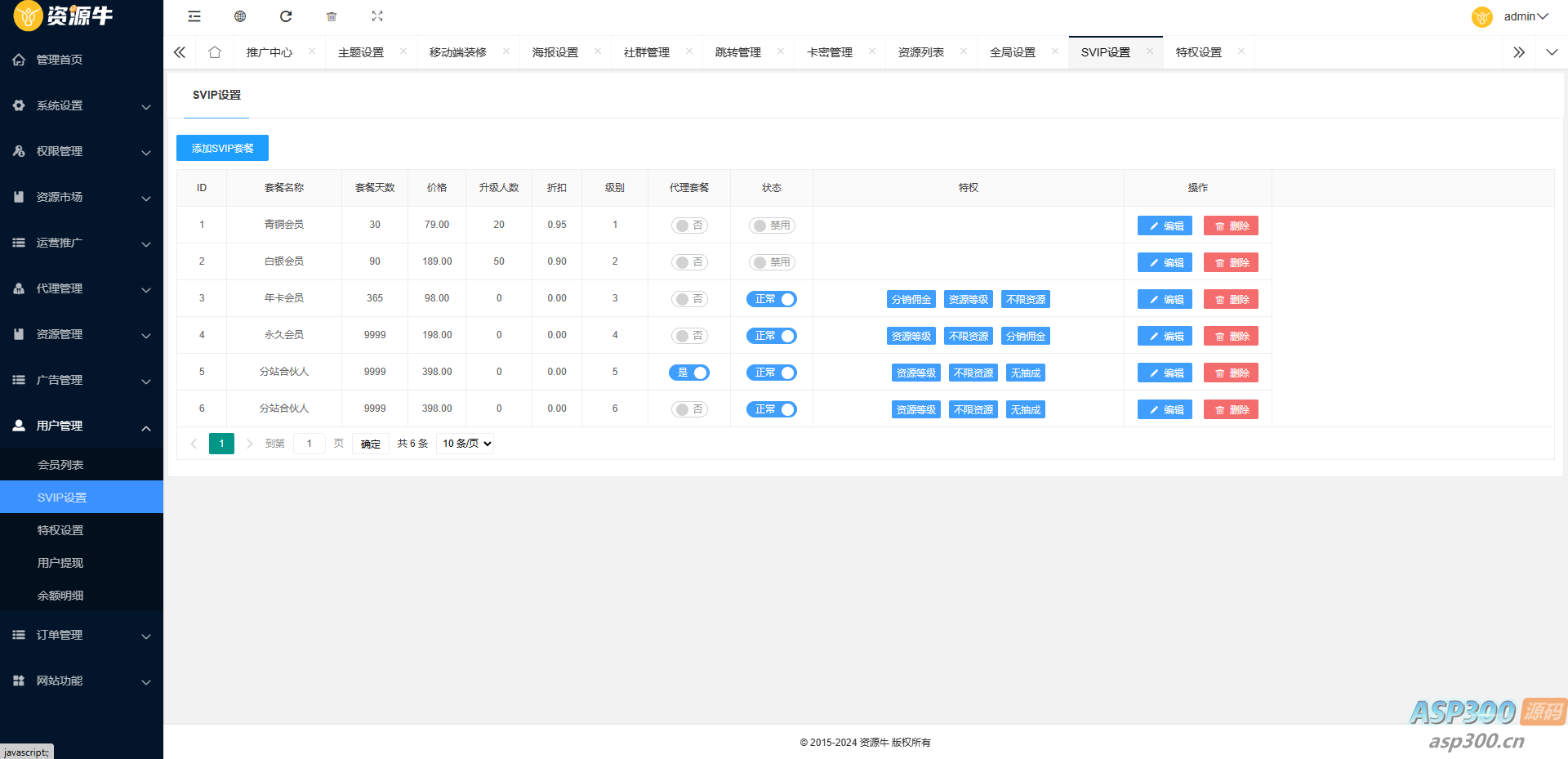 2024最火的资源牛知识付费系统小程序+PC+H5三端数据互通支持采集资源开源版