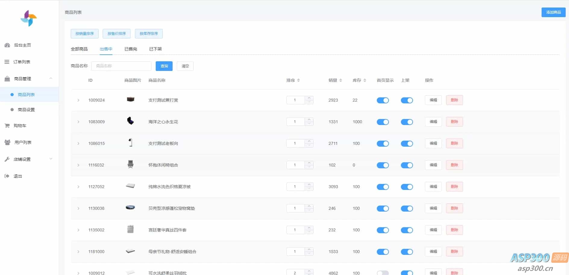 海风小店微信商城小程序附后端一款免费开源的小程序源码