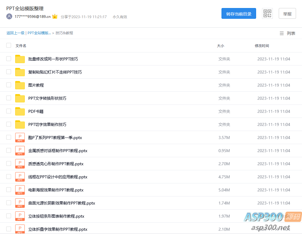 国内某PPT网站全站模板 梳理整理打包下载
