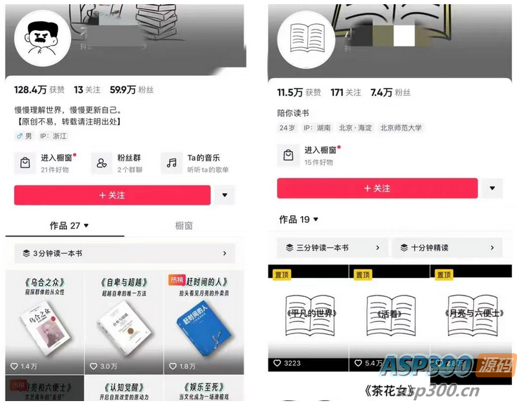 AI助力书单解说项目，单日粉丝增长1W+-Alimm.Com-码²，建站源码，游戏源码，网站模版，小程序app代码，网站源码，站长论坛