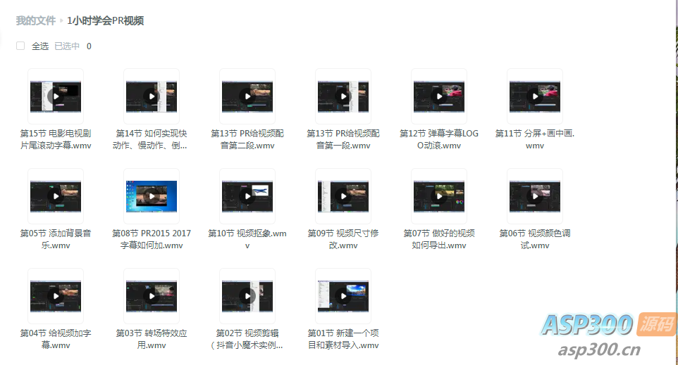 想学PR的有福了，一小时学会PR剪视频-Alimm.Com-码²，建站源码，游戏源码，网站模版，小程序app代码，网站源码，站长论坛