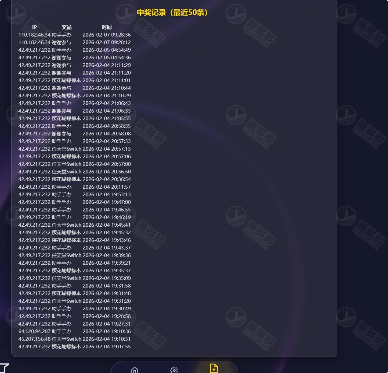 万象好礼九宫格抽奖活动系统源码 PHP+MySQL 完整版