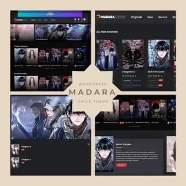 Madara 2.2.2.1主题源码 响应式WordPress漫画小说主题模板