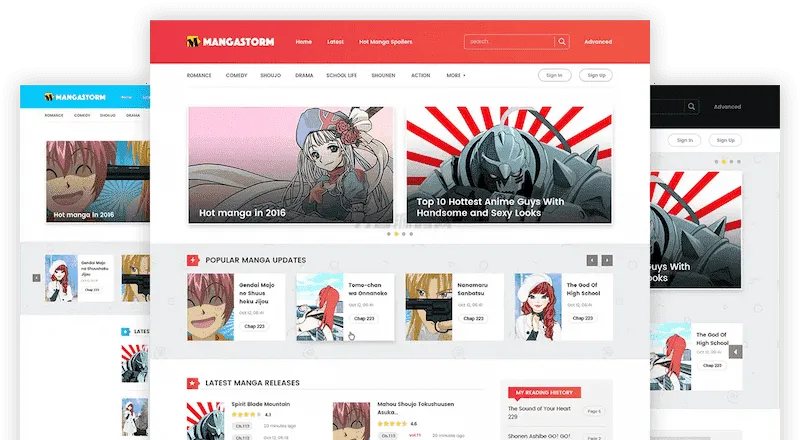 Madara 2.2.2.1主题源码 响应式WordPress漫画小说主题模板
