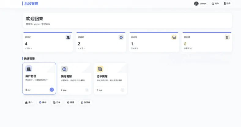 图片[2]-html网页托管销售平台源码 静态站点分发搭建带后台自动开通主机-Alimm.Com-码²，建站源码，游戏源码，网站模版，小程序app代码，网站源码，站长论坛