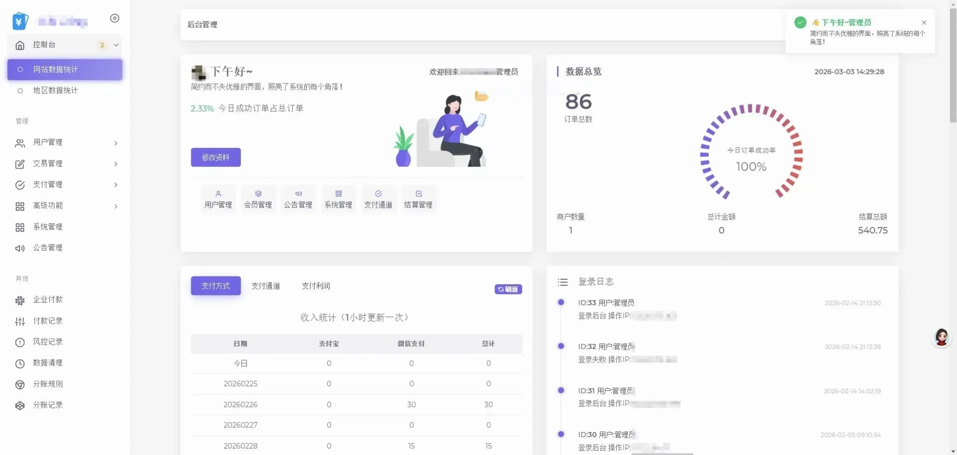 易支付开源模板 前台用户中心后台三合一完整源码-Alimm.Com-码²，建站源码，游戏源码，网站模版，小程序app代码，网站源码，站长论坛
