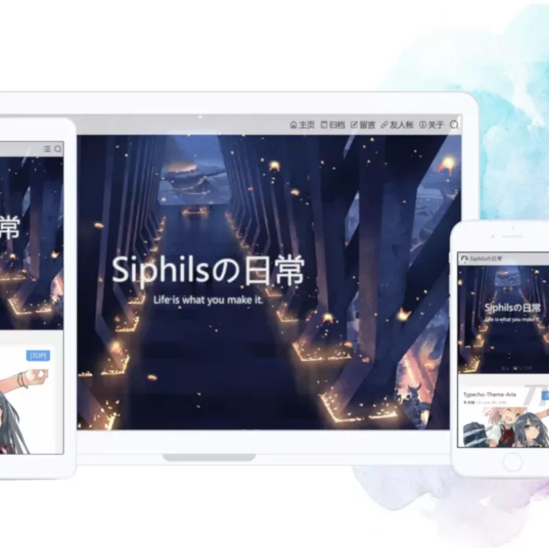 Aria主题最新版 – Typecho主题 书写自己的篇章 | 优化重构版-Alimm.Com-码²