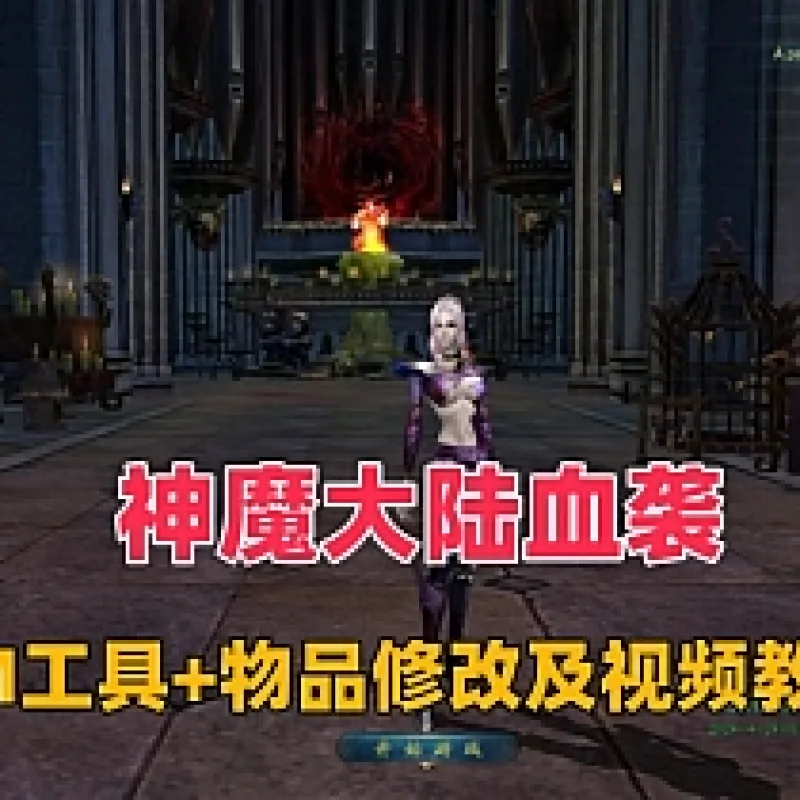精品网单【神魔大陆血袭】，带GM工具+商城物品修改等工具-Alimm.Com-码²