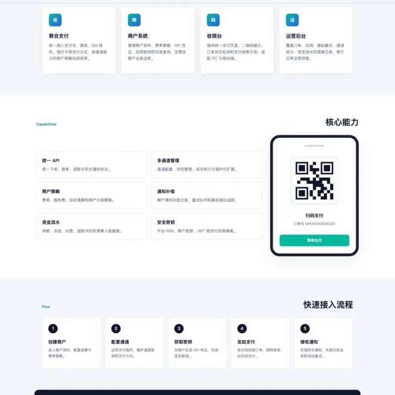 码支付 V2: 码支付[mpay]是一款便捷的在线收款工具，使用webman框架开发，支持个人免签收款，三方支付聚合码收款，能通过API对接主流收款服务商平台-Alimm.Com-码²