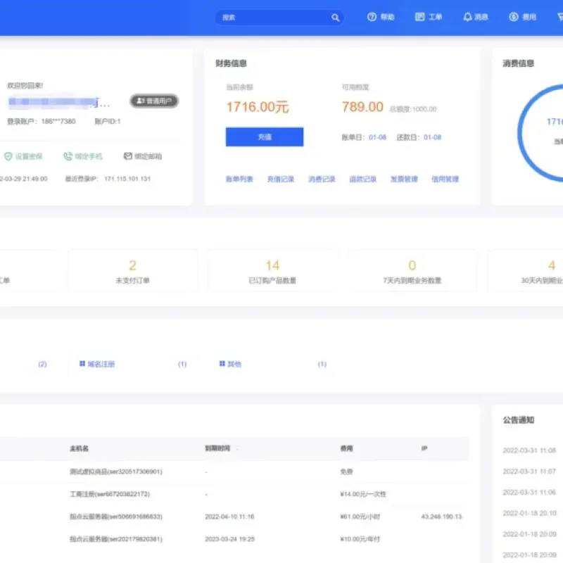 魔方财务指点模板M1+M2全套源码 – 免费IDC财务系统前端模板下载-Alimm.Com-码²