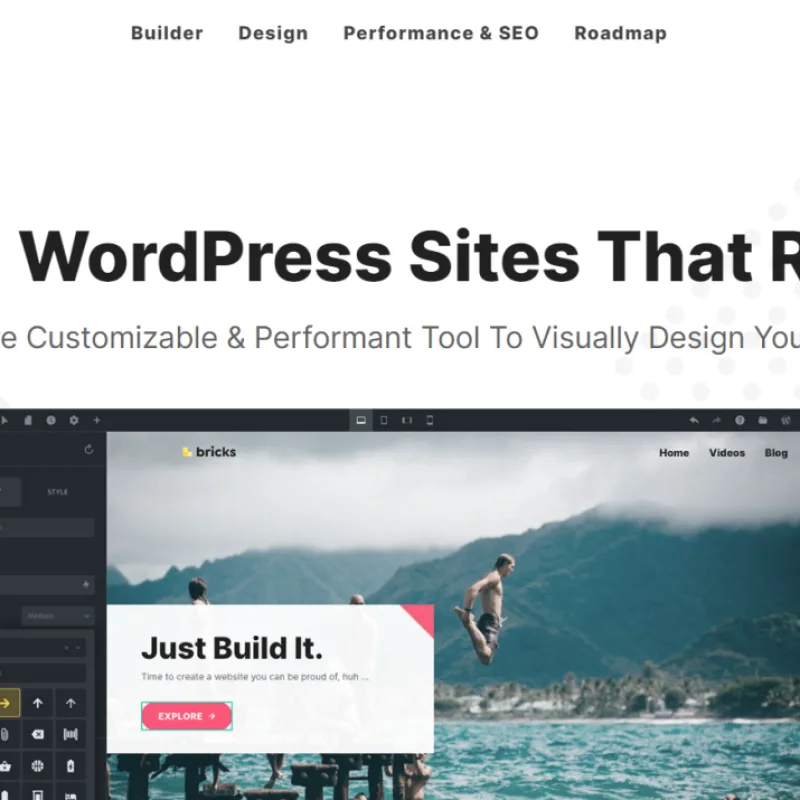 WordPress主题–Bricks Builder v2.3 破解版，自带可视化编辑器的主题-Alimm.Com-码²