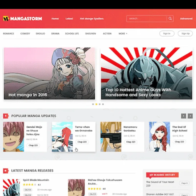 Madara 2.2.2.1主题源码 | 响应式WordPress漫画小说主题模板-Alimm.Com-码²