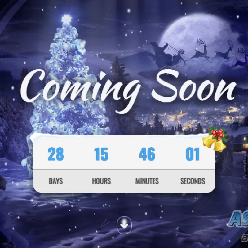 html5带音乐背景的圣诞节倒计时页面代码-Alimm.Com-码²