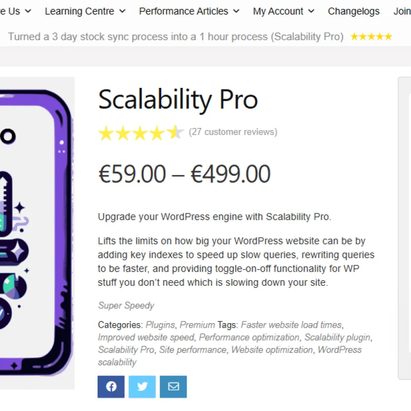 WordPress 数据库优化插件开心免费版–Scalability Pro v5.64-Alimm.Com-码²