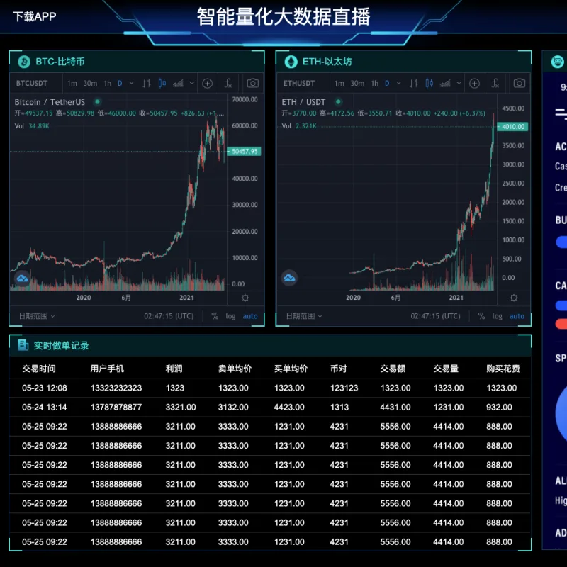 图表分析网页模版 大数据可视化大屏电子沙盘合集-Alimm.Com-码²