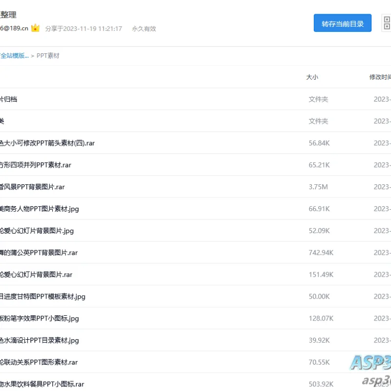 国内某PPT网站全站模板 梳理整理打包下载-Alimm.Com-码²