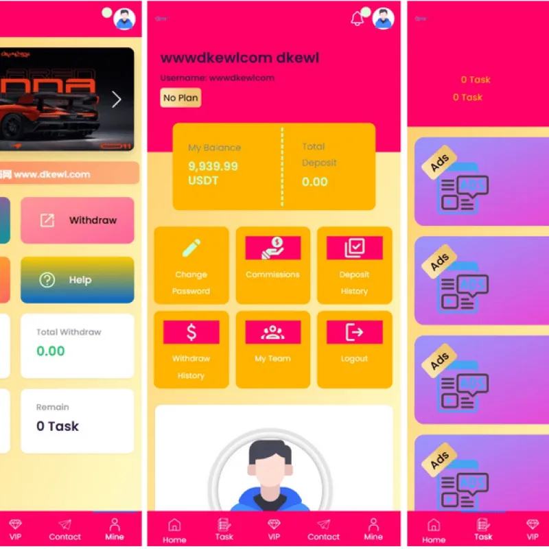 SENNA海外广告奖励投资理财源码/附详细教程-Alimm.Com-码²