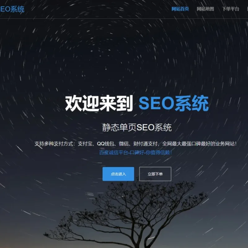 SEO站群系统免授权版，单页关键词排名网站源码-Alimm.Com-码²