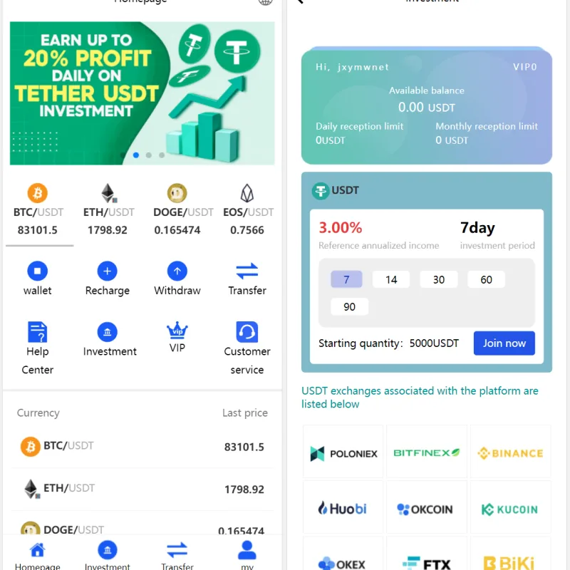 多国语言版_USDT虚拟币投资理财系统源码/海外区块链投资理财源码-Alimm.Com-码²