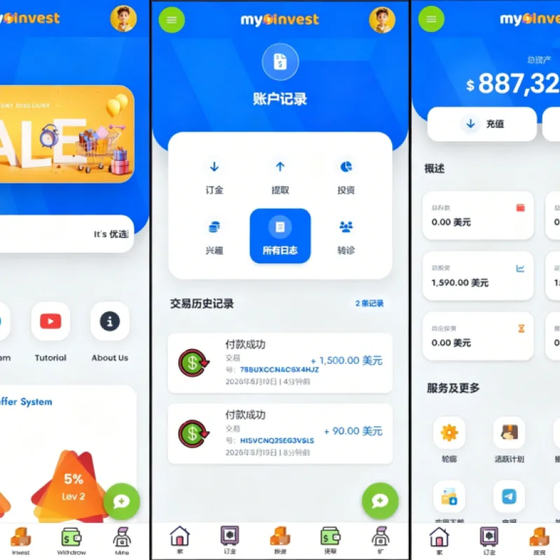 多语言自定义产品系统/企鹅养殖投资返利/一键安装-Alimm.Com-码²
