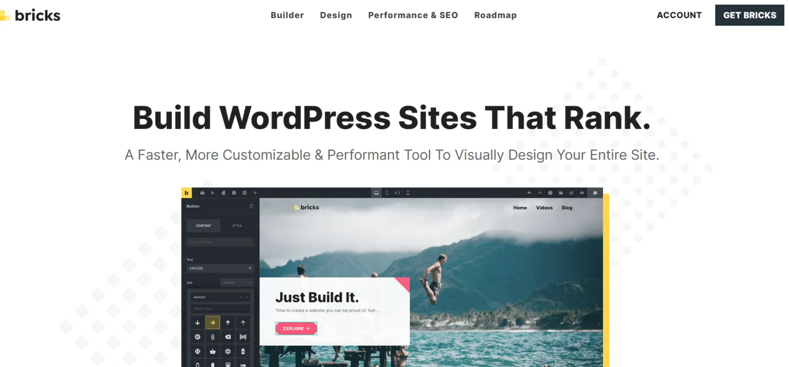 WordPress主题–Bricks Builder v2.3.9 破解版，自带可视化编辑器的主题