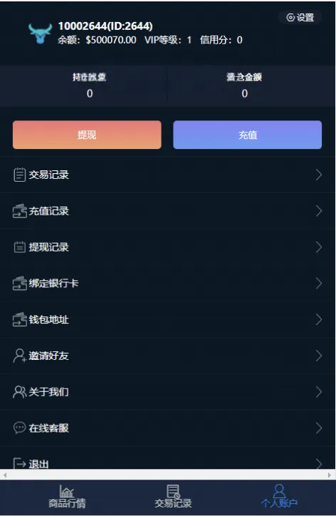 海外微盘交易系统源码 自带完整部署搭建教程