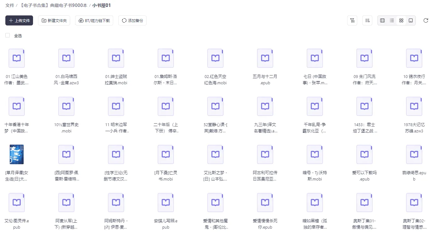 【电子书】大佬免分享【电子书合集】典藏电子书9000本