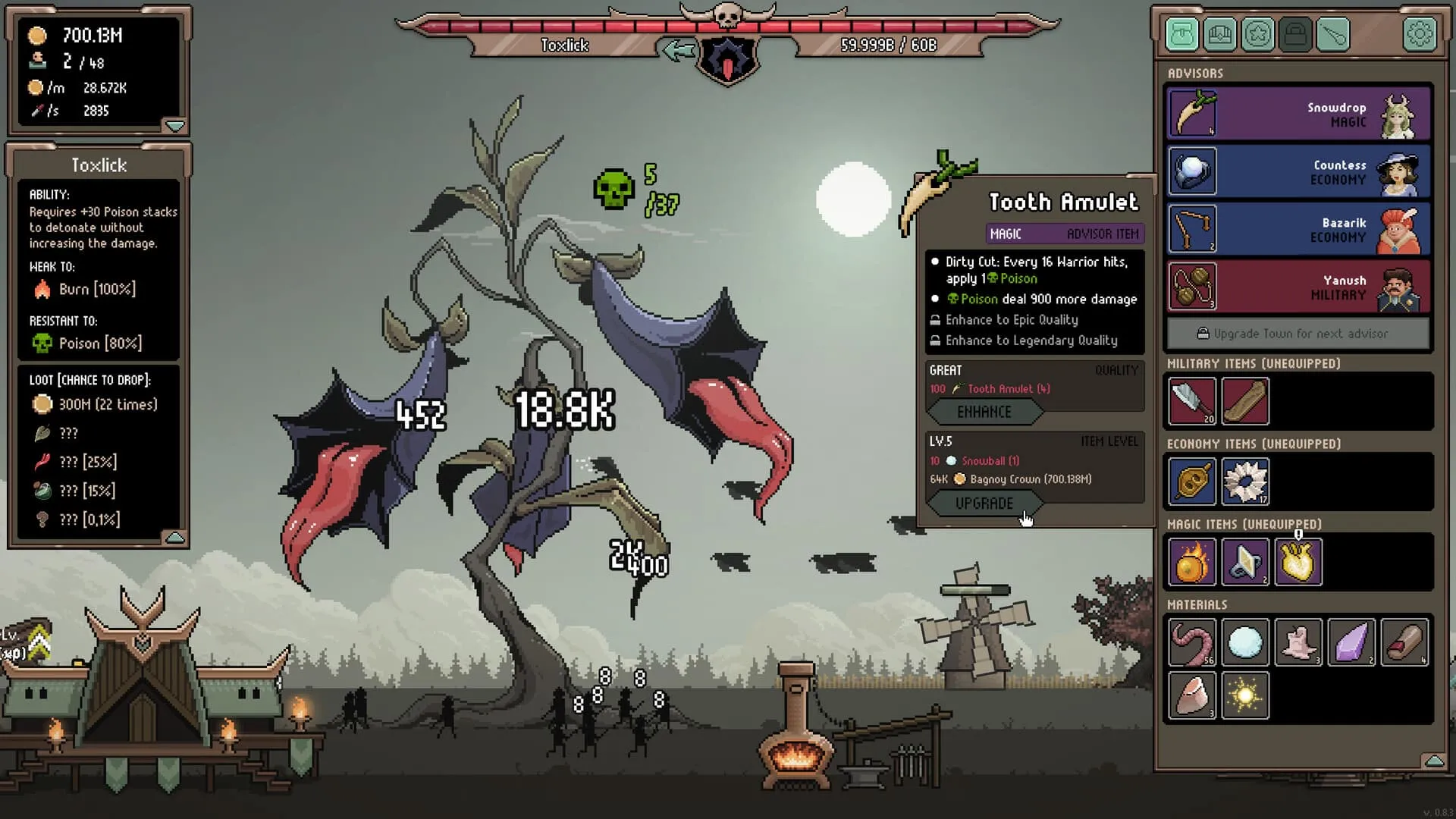 【小游戏】闲置冲锋（IDLE BOSS RUSH）RUNE英文版
