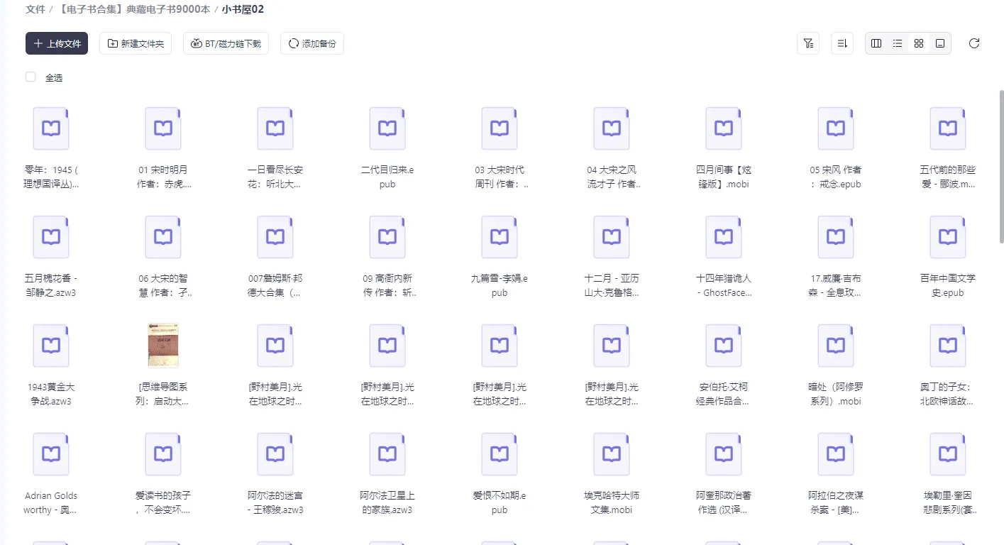 【电子书】大佬免分享【电子书合集】典藏电子书9000本