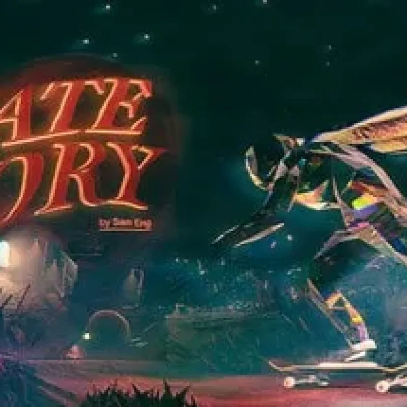 【小游戏】滑板故事（Skate Story）RUNE中文版-Alimm.Com-码²
