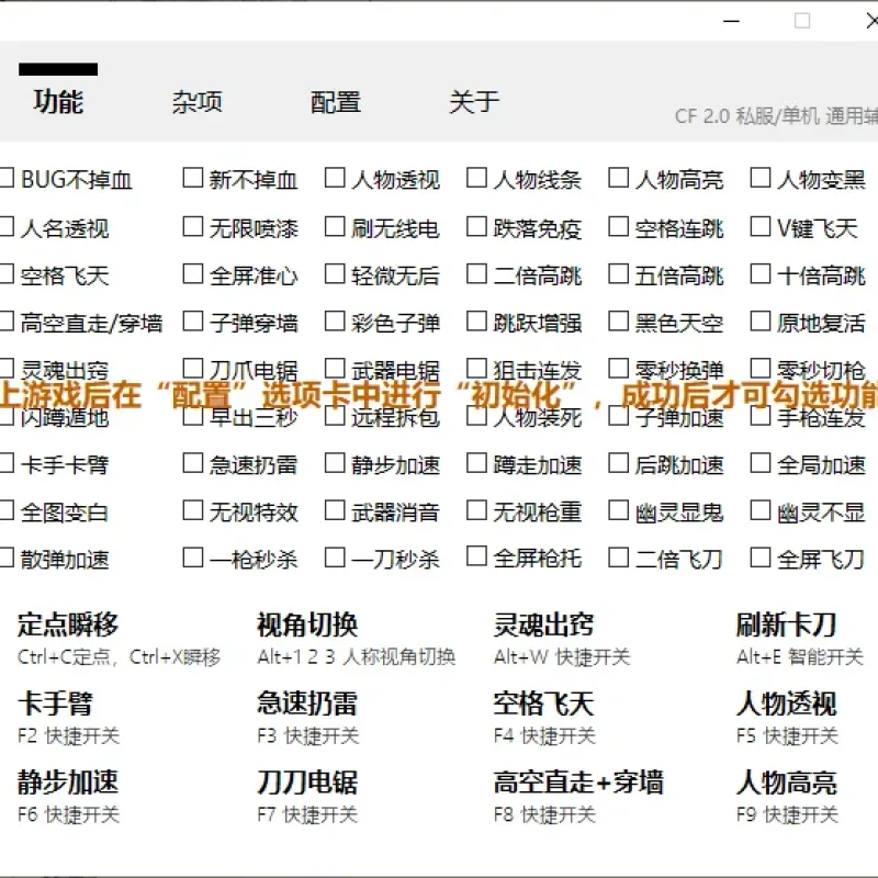 【综合工具】琳晨CF2.0通用私服/单机多功能变态秒杀装死辅助-Alimm.Com-码²