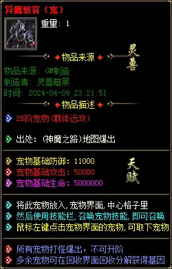 实测可用！暗黑神宠翎风引擎精修版 技能魔次单职业分享
