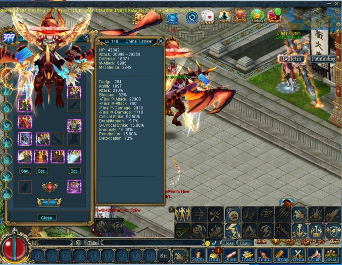 [手工架设] 【首发】天晴征服OL-斗战苍穹-非汉化-全新3D地图模型斗神职业神纹系统-有视频录像