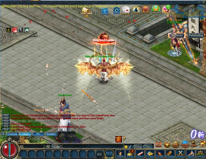 [手工架设] 【首发】天晴征服OL-斗战苍穹-非汉化-全新3D地图模型斗神职业神纹系统-有视频录像