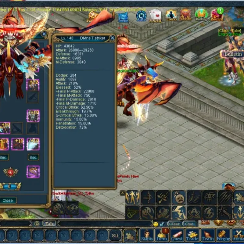 [手工架设] 【首发】天晴征服OL-斗战苍穹-非汉化-全新3D地图模型斗神职业神纹系统-有视频录像-Alimm.Com-码²