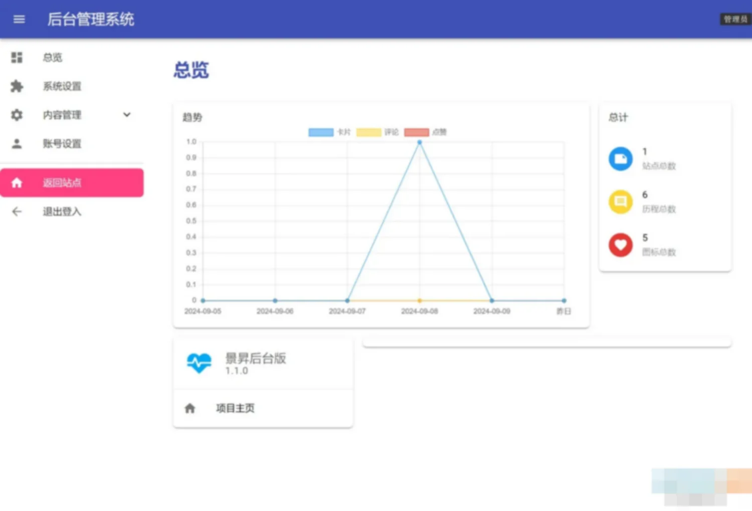 景昇个人主页后台版 景昇个人主页后台版