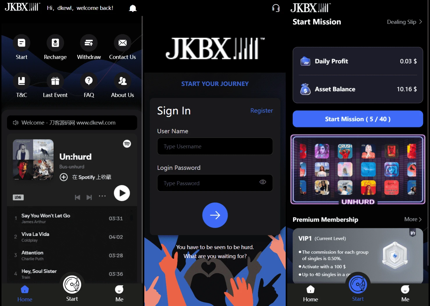 最新JKBX海外音乐抢单系统源码，Thinkphp框架完整版，全套搭建运营教程