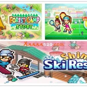 开罗物语合集10|闪耀滑雪场物语森+丘露营地物语+网球俱乐部物语|STEAM官中-3合1-Alimm.Com-码²