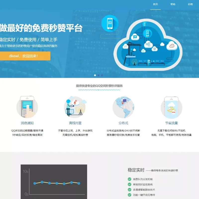 最新QQ秒赞系统源码_本地计划任务_分站代理_说说赞评自助下单平台-Alimm.Com-码²