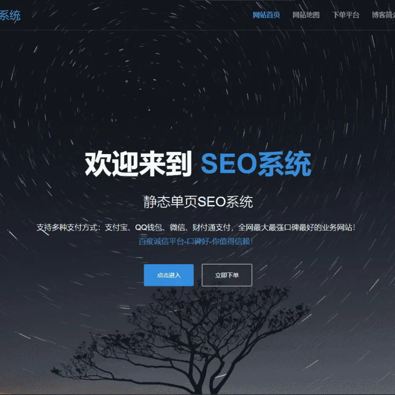 SEO站群系统源码免授权版 单页关键词排名批量建站程序-Alimm.Com-码²