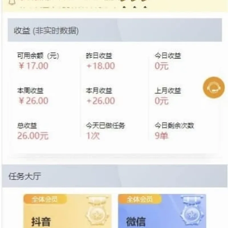 全新UI点赞任务系统源码 抖音微信点赞分享悬赏赚钱平台-Alimm.Com-码²