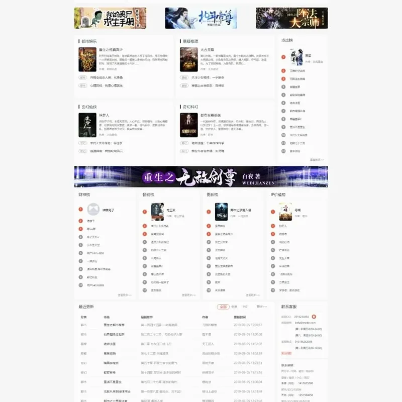 杰奇V2.2仿磨铁中文网源码 二次开发原创小说系统完整版带自动采集-Alimm.Com-码²